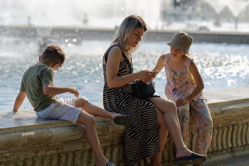Family Playing in the Park